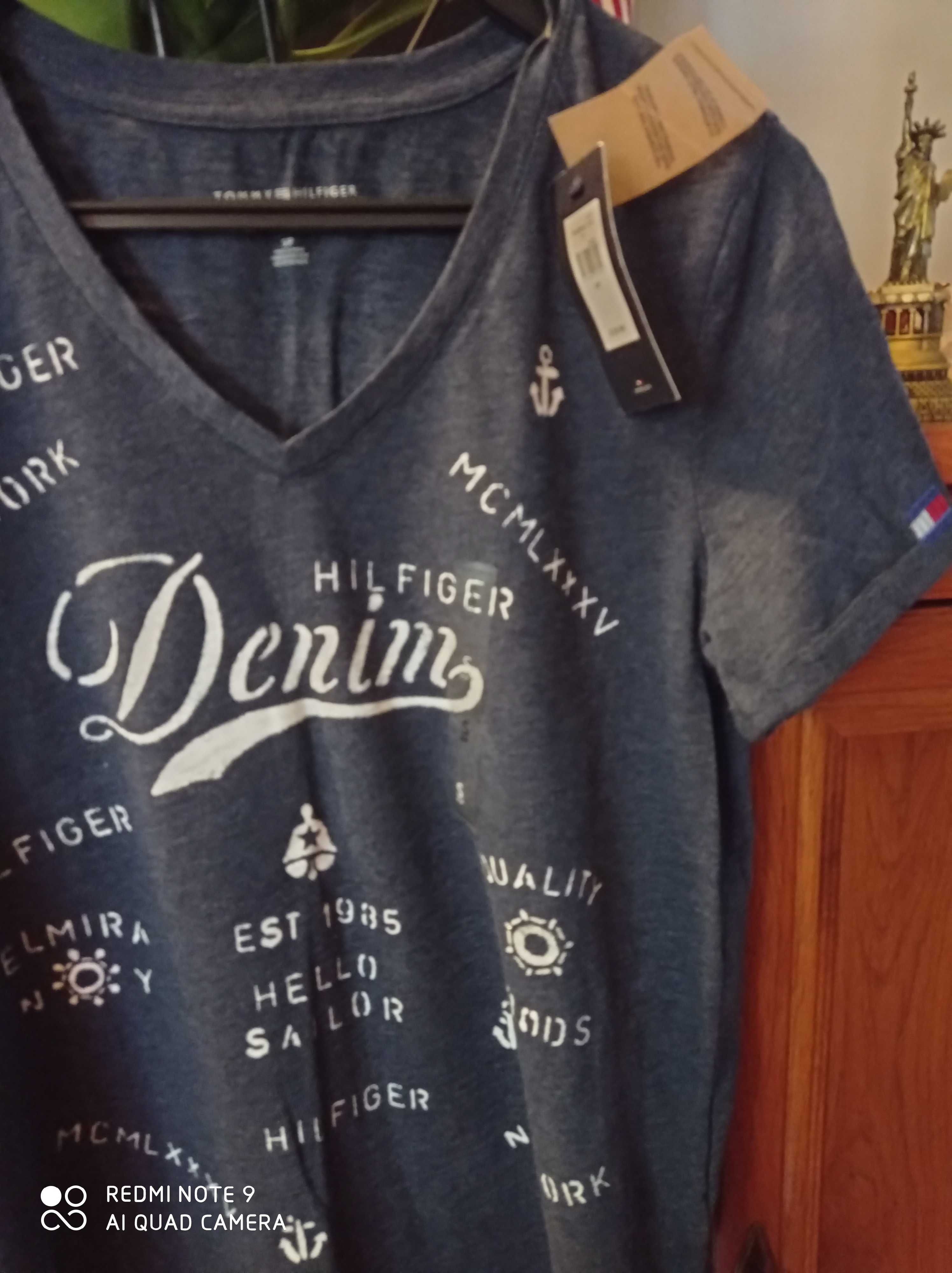 Tommy Hilfiger Koszulka T-shirt Damska S Promocja Unikat USA