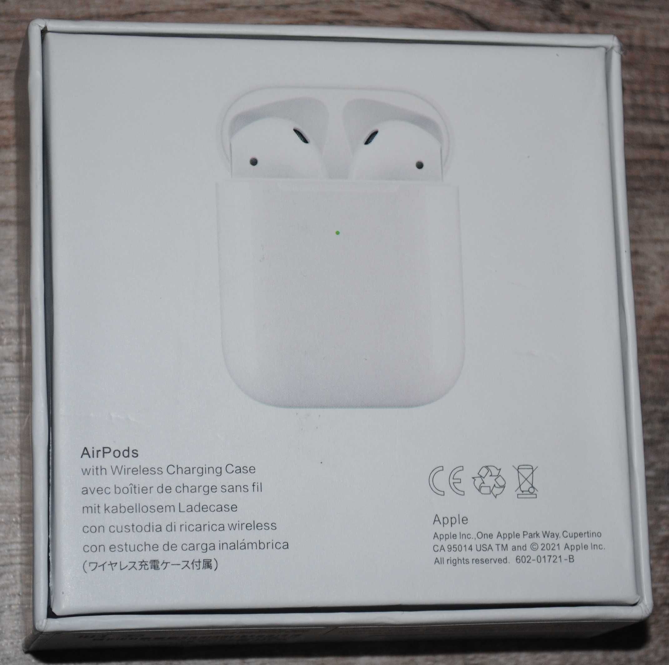 Навушники Apple AirPods with Charging Case оригінал a2032 a2031 a1938