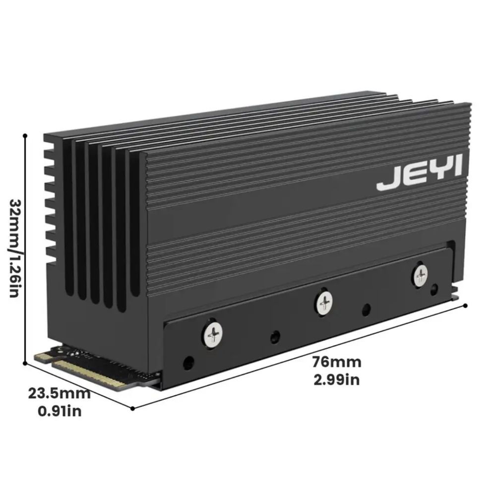JEYI pasywne chlodzenie radiator termpoady Dysk Ssd Nvme Sata PCie M2
