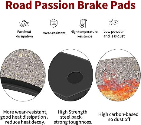 klocki hamulcowe road passion przód do skutera pgo pmx 50