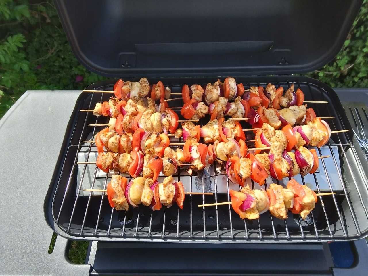 Gazowy grill ogrodowy NA GWARANCJI 24 MIES z pokrywą 2 palniki 5,5KW