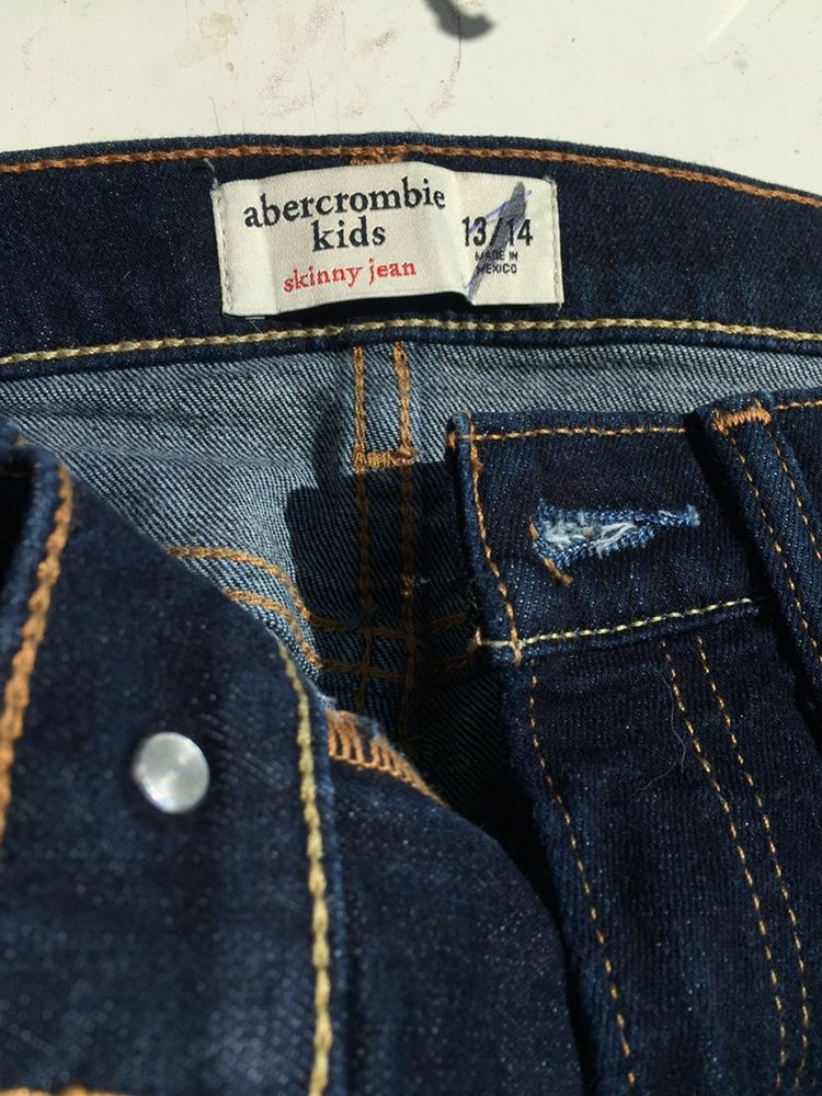 Джинсы abercrombie kids skinny р 155-160