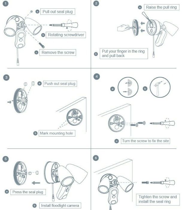 (NOVA) Câmara IP s/Motor c/Sensores (Movimento/Luz) c/ 2 Focos Luz