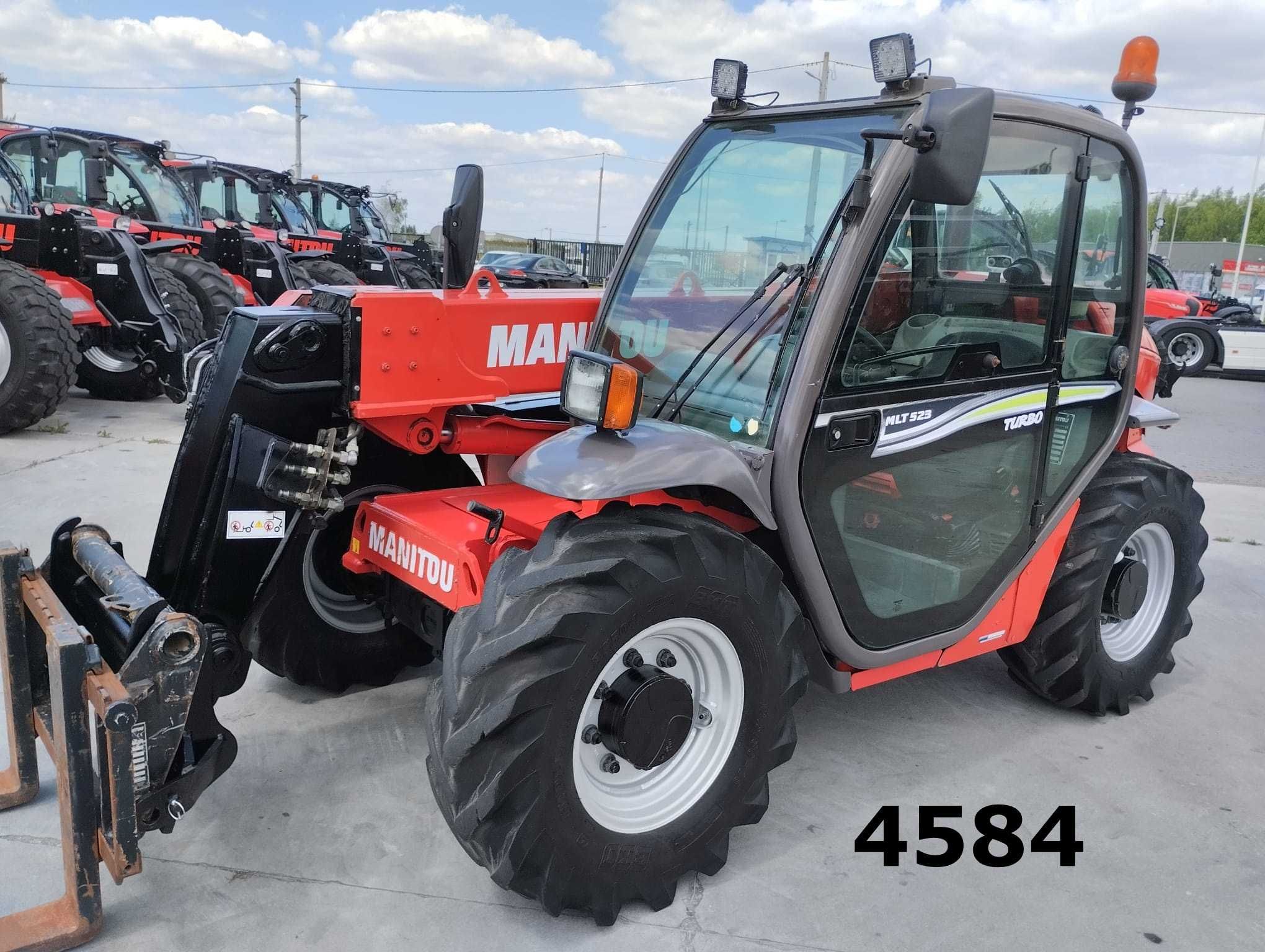 Ładowarka teleskopowa Manitou MT 523 TURBO, 2007 r.