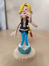 GOUDURIX, figura de coleção ASTERIX, o Gaulês, em resina