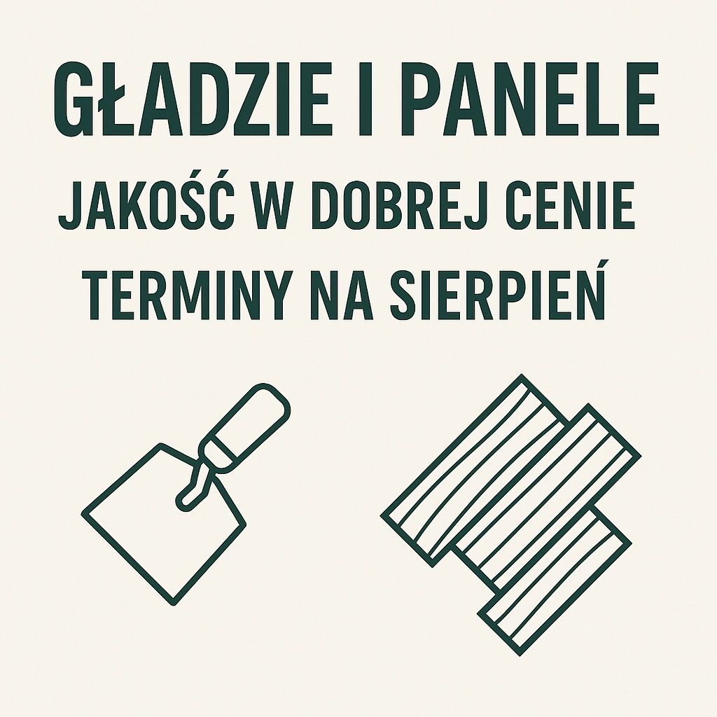 Gładzie i Panele z Gwarancją Jakości – Ekspresowe Terminy