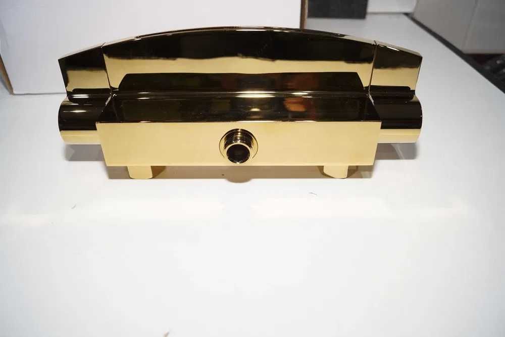 182 Bateria wannowa stojąca retro srebrna chrom łazienkowa kran 30cm