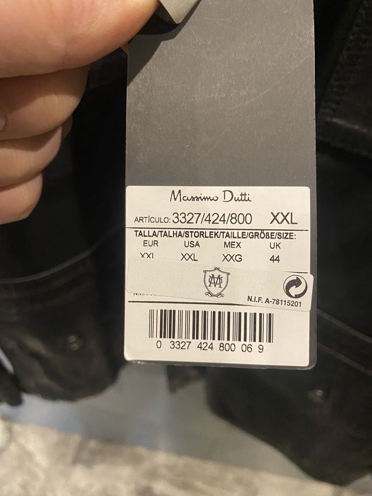 Massimo dutti кожаная куртка