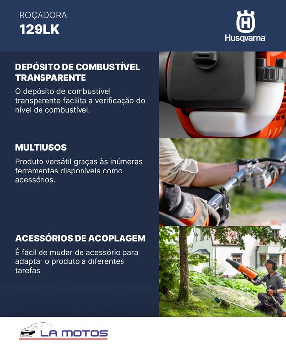 Roçadora Husqvarna 129LK