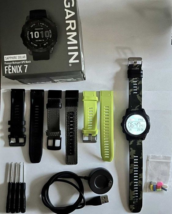 Garmin Fenix 7 Sapphire Solar 47 mm GPS