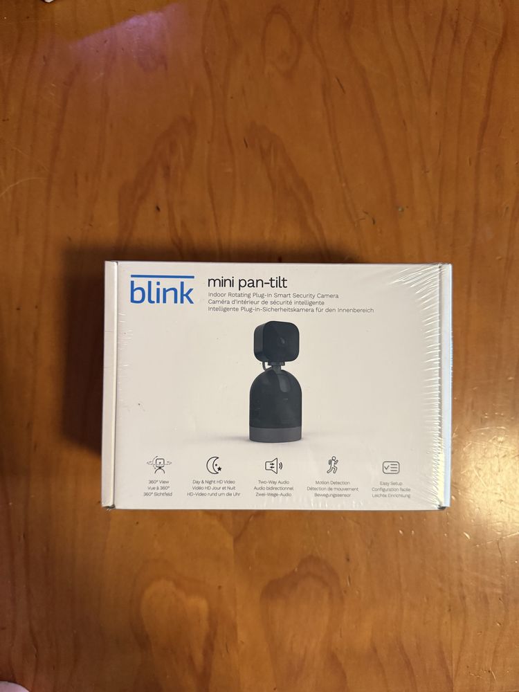 Camara Blink Mini Pan-Tilt Preta - Selada