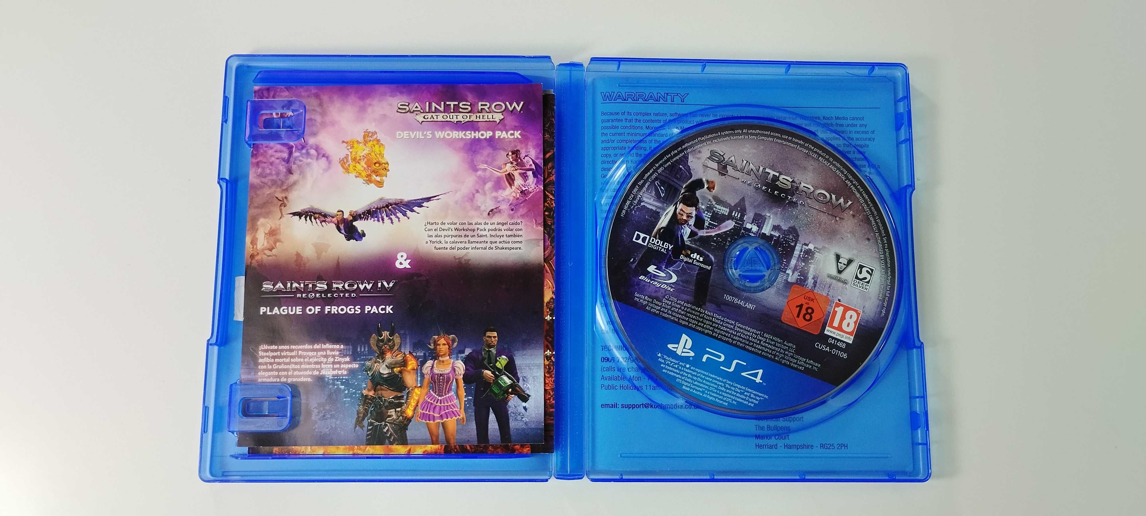 Saints Row IV: Re-Elected & Gat Out Of Hell PS4 Playstation 4
