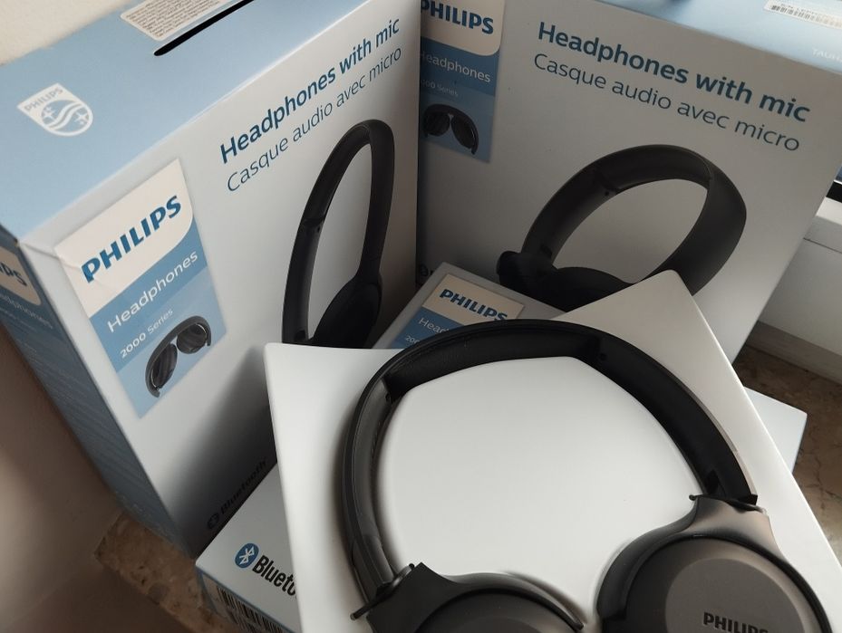 Słuchawki PHILIPS TAUH202BK/00, Czarne, NOWE.