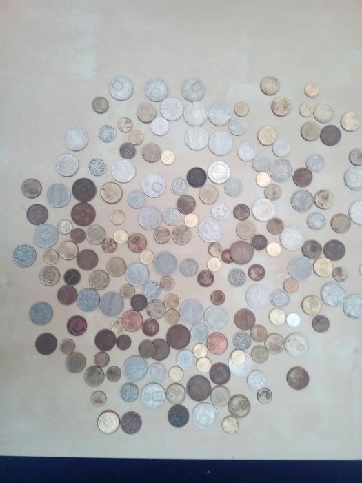 moedas antigas varias trinta euros tudo