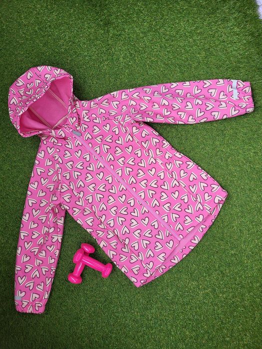 Демісезонна куртка вітровка на дівчинку 128 розміру в ідеальному стані