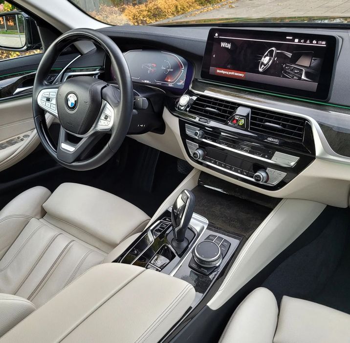 BMW Seria 5 OKAZJA - cesja leasingu, Salon Polska, bardzo bogata wersja