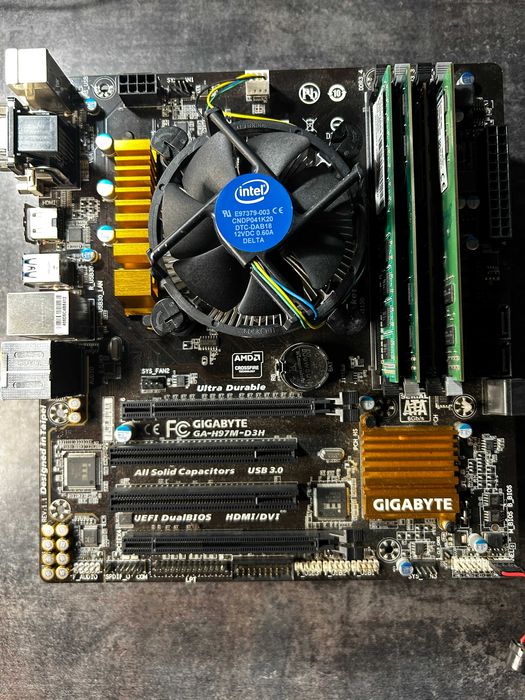 Płyta główna Gigabyte GA-H97M-D3H + i5-4440 4x3.1GHz/16GB LGA1150