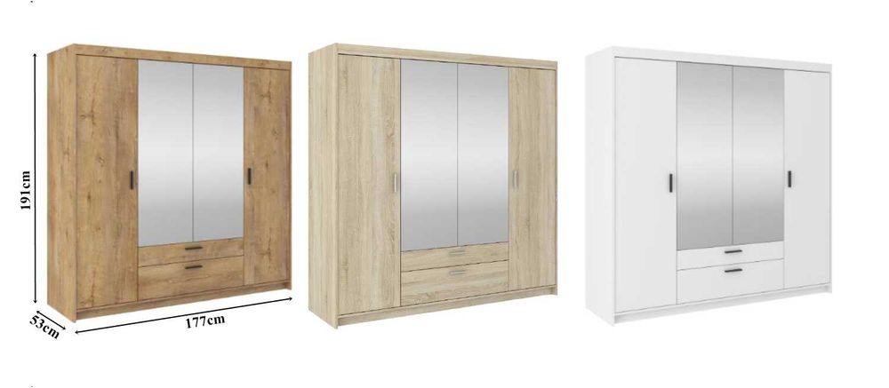 DUŻA Meblościanka Rumba XL 5 kolorów meble do pokoju salonu zestaw