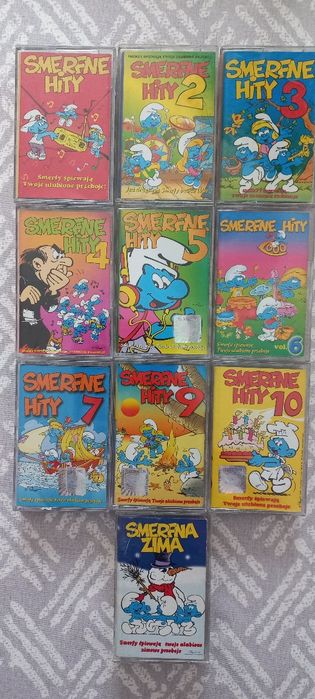Smerfne Hity: 10 kaset w pudełku