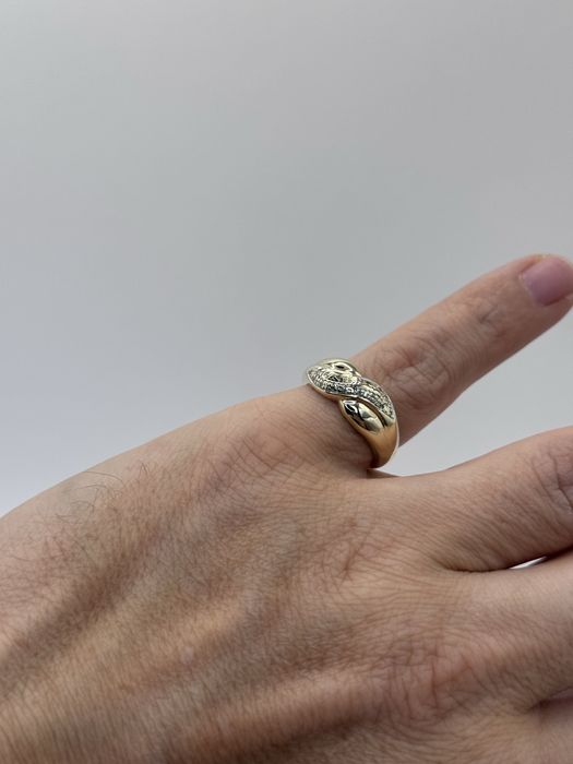 Złoty pierścionek rozmiar 14