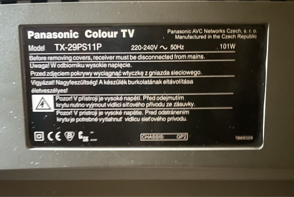 Telewizor Panasonic TX-29PS11P