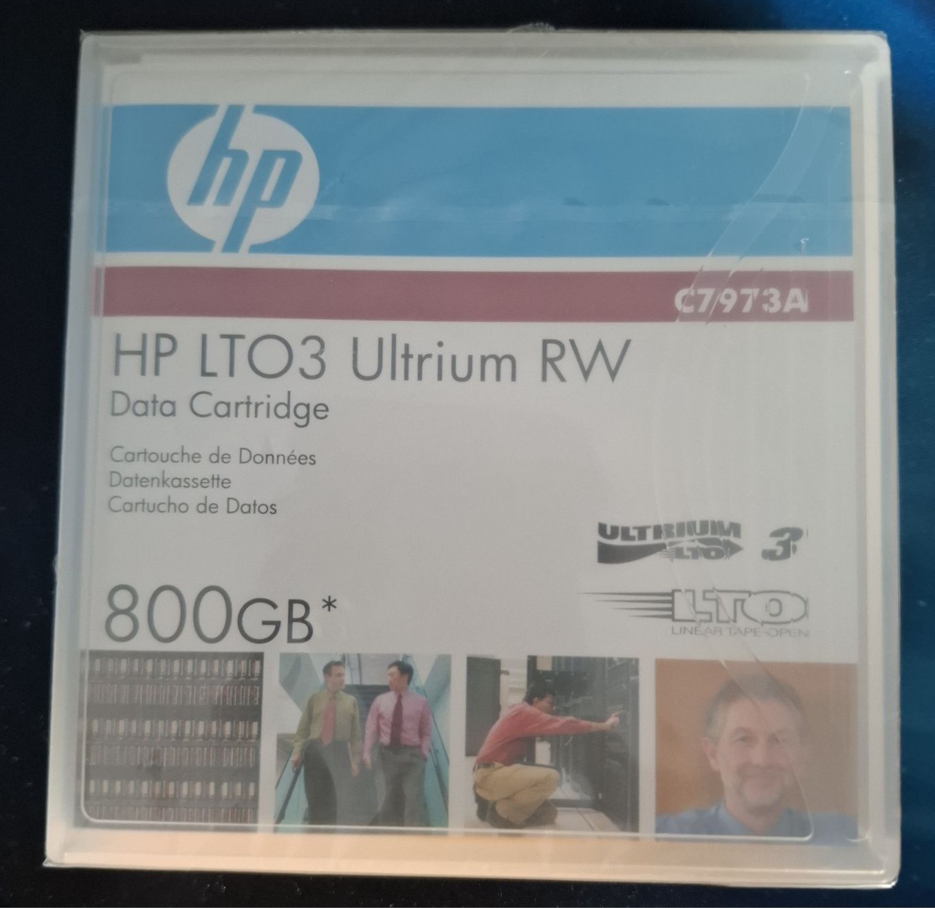 Cartucho de dados HP LTO3 Ultrium RW (C7973A) NOVO