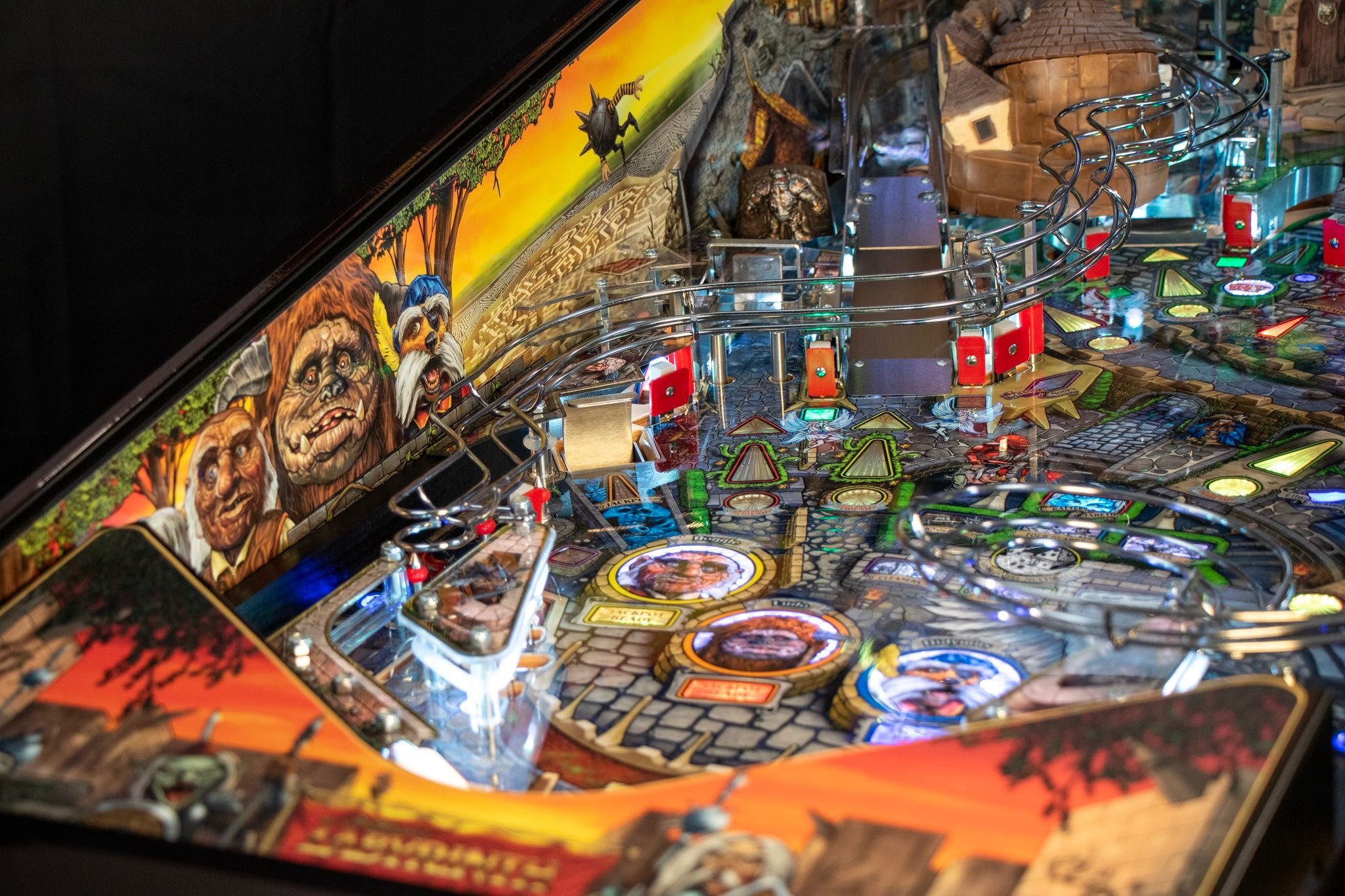 Pinball Flipper Fliper Jim Henson’s Labyrinth - Barrels of Fun