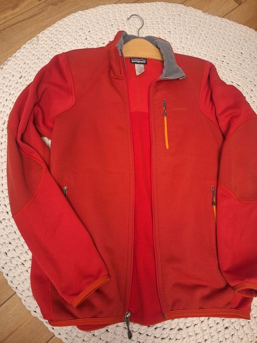Patagonia męska bluza polarowa czerwona rozmiar L