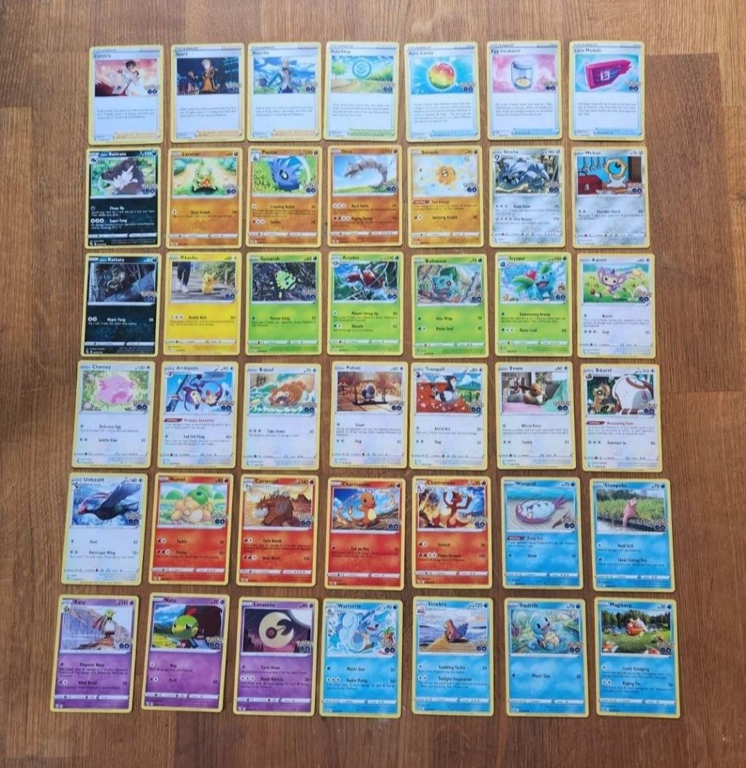 Pokémon подборка карт из серии Pokémon Go