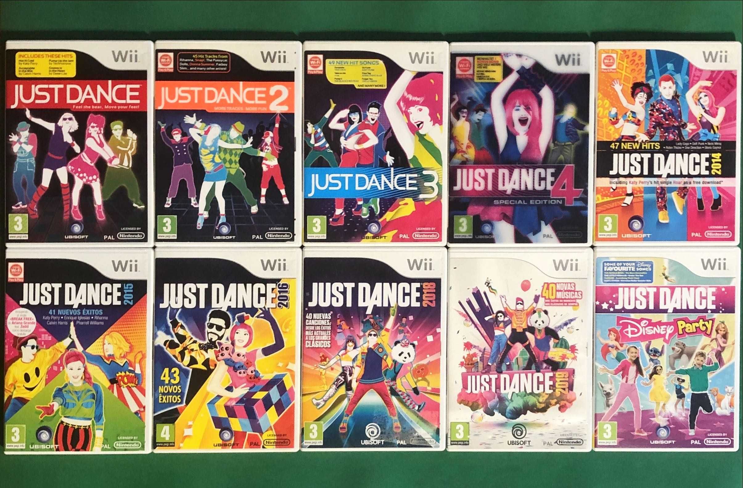 NINTENDO WII (desde 6€] Bully Guitar Just Dance Okami Rayman DIVERSOS