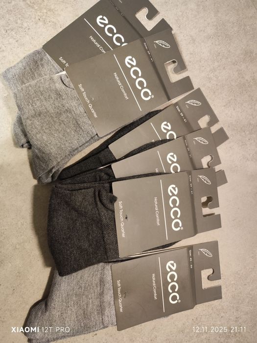 Zestaw męskich skarpet ECCO 6 par