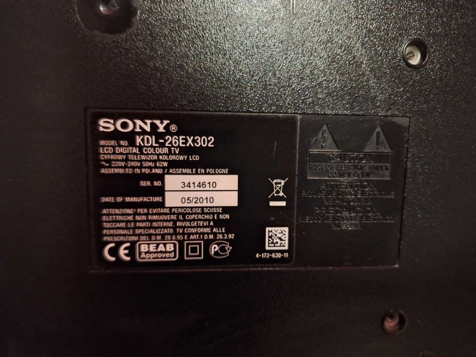 Sony Bravia KDL-26EX302 używany