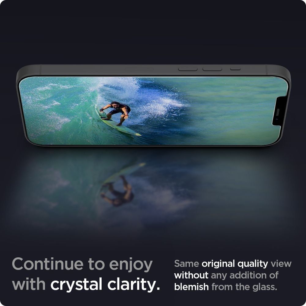 Szkło Hartowane Spigen Glas.tr "Ez Fit" 2 Szt. Do Iphone 12 Pro Max