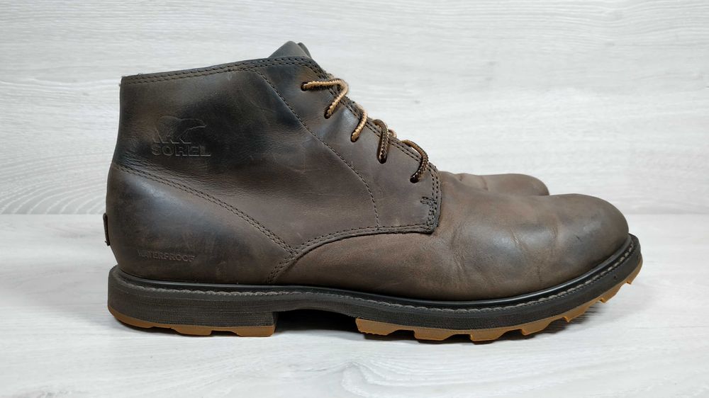 Шкіряні чоловічі демісезонні черевики Sorel Waterproof, розмір 44