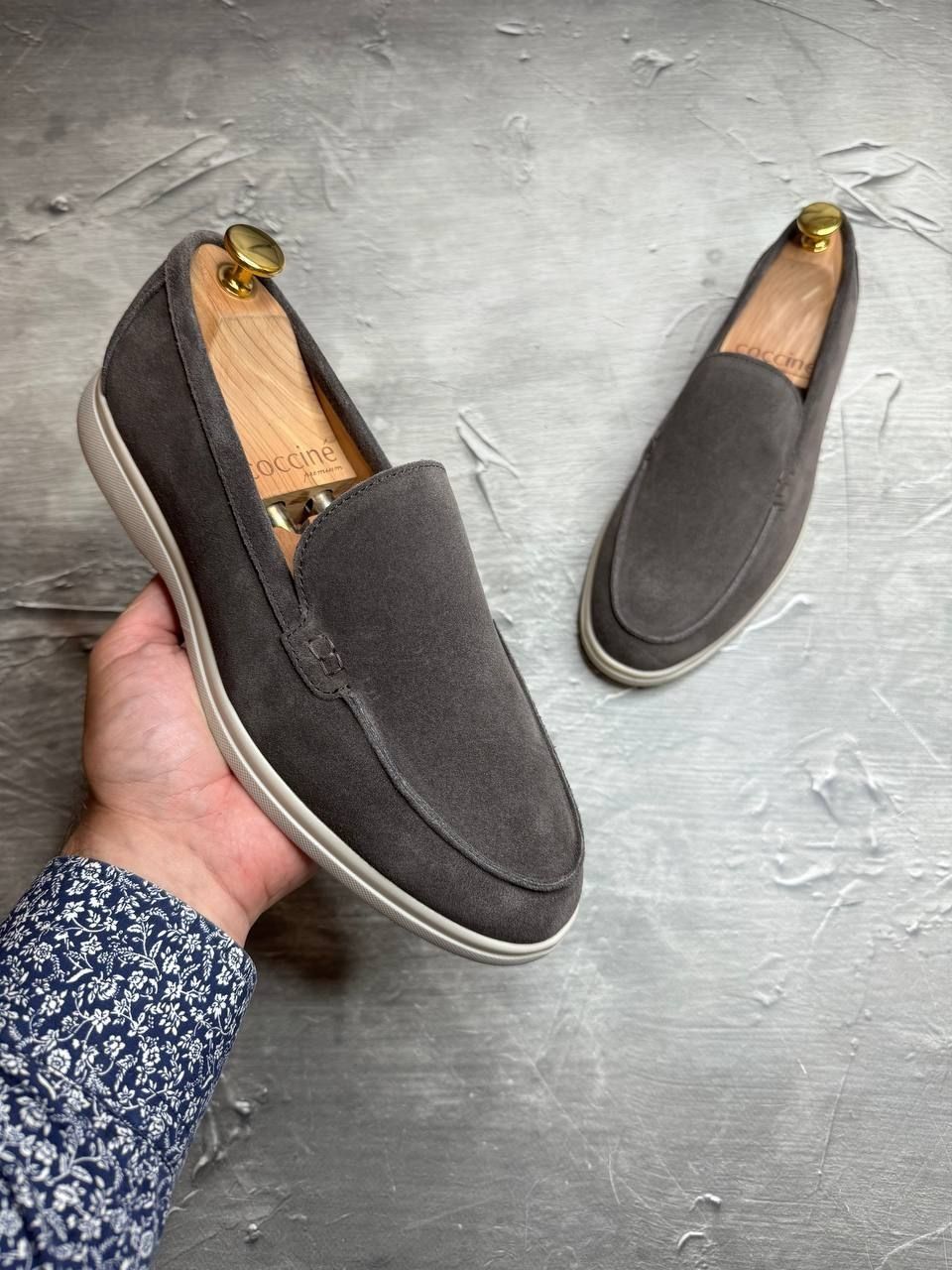 Лоферы замша 40-45