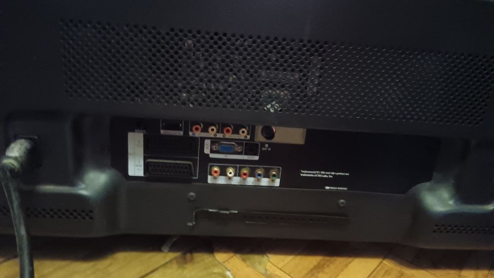Plasma display samsung, em cor preta.