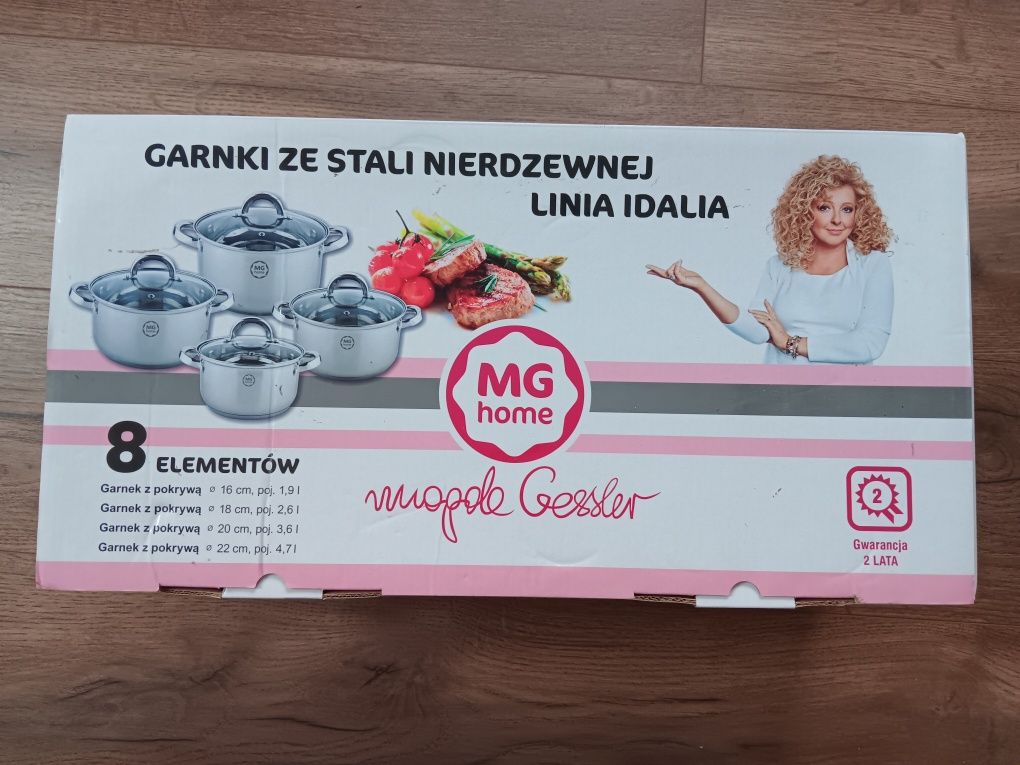 Zestaw garnków linia Idalia Magda Gessler