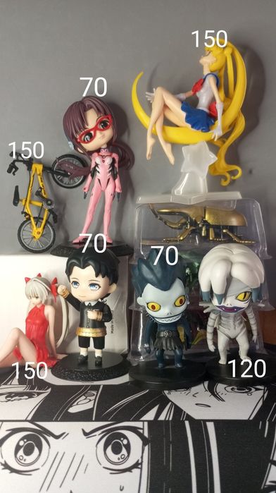 Игрушки безделушки фигурки аниме распродажа тетрадь смерти  sailormoon