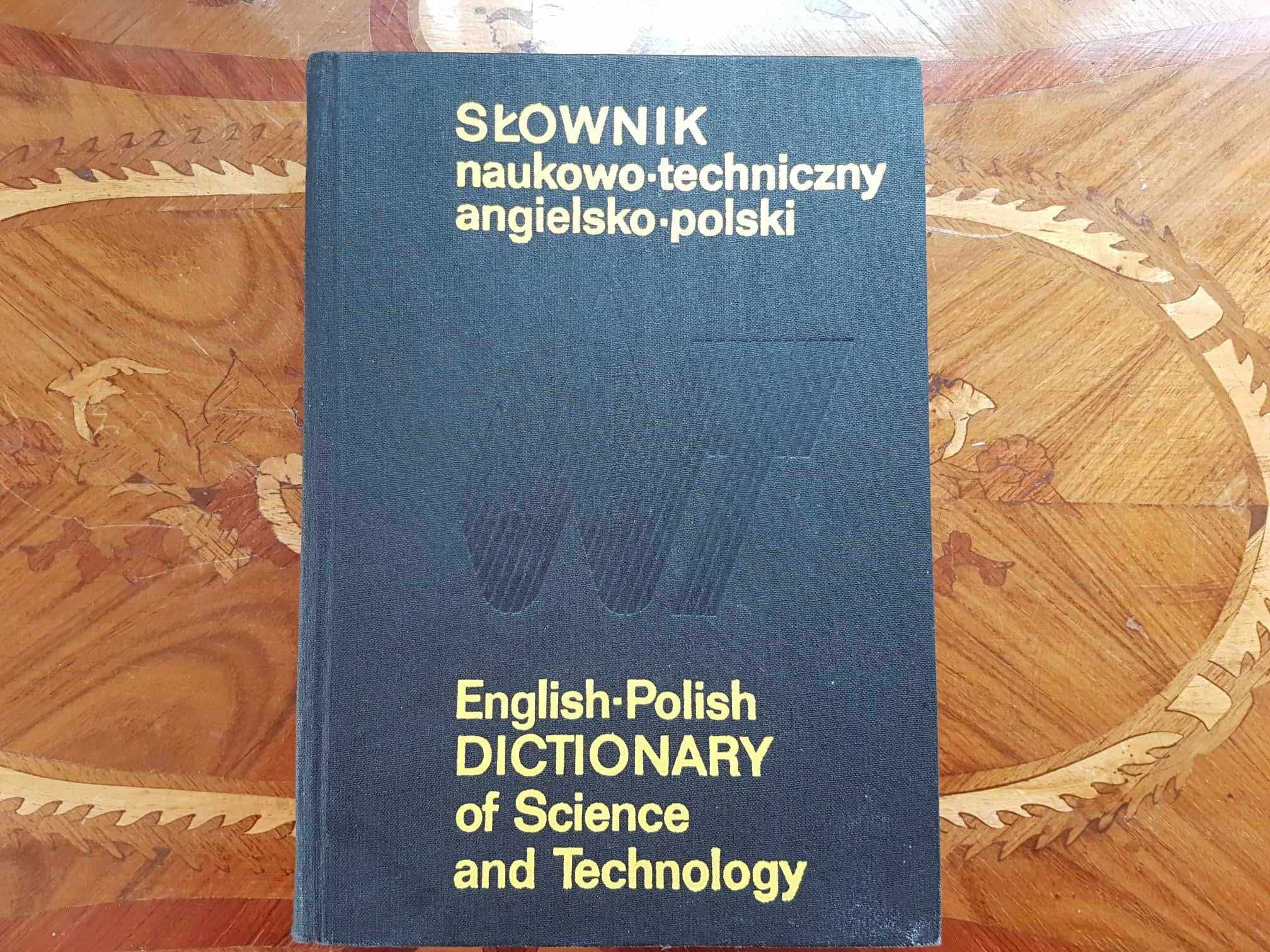 SŁOWNIK naukowo-techniczny angielsko - polski, rok wydania 1990