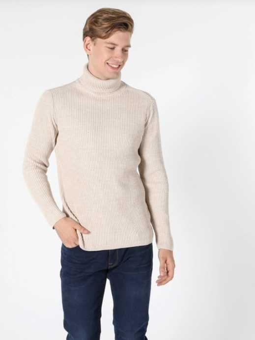 Светр теплий зимовий чоловічий Бавовна 2XL Гольф тепла кофта чоловіча