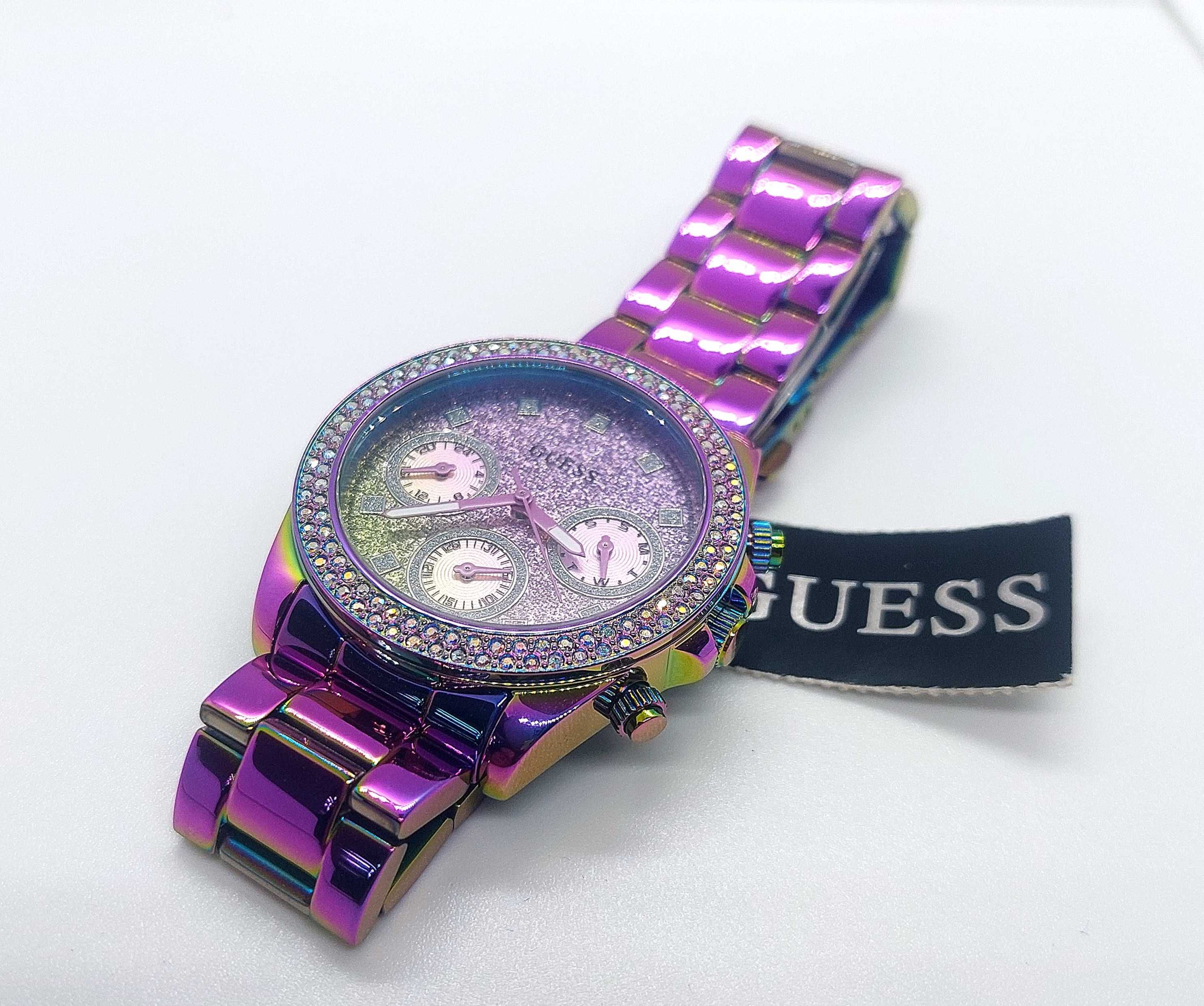 Zegarek Guess cyrkonie opalizujący GW0483L5 / Nowy Lombard / Cz-wa
