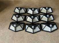 Lampa solarna 100 led zestaw 9 lamp