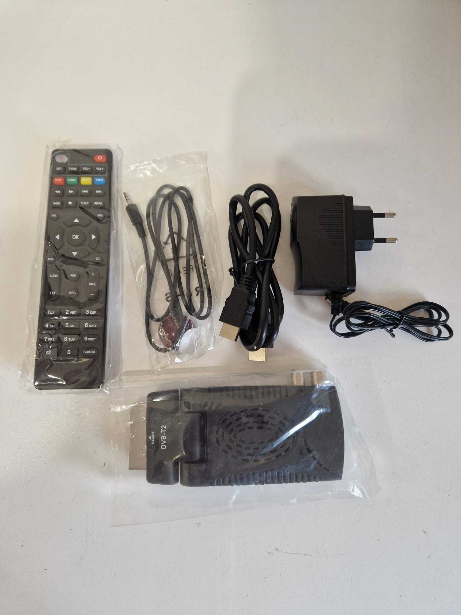 Dekoder Tuner DVB-T2 HD 1080P HDMI SCART Receiver