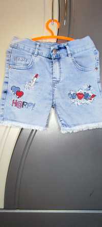 Шорти, джинсові шорти для дівчинки 7-9 років