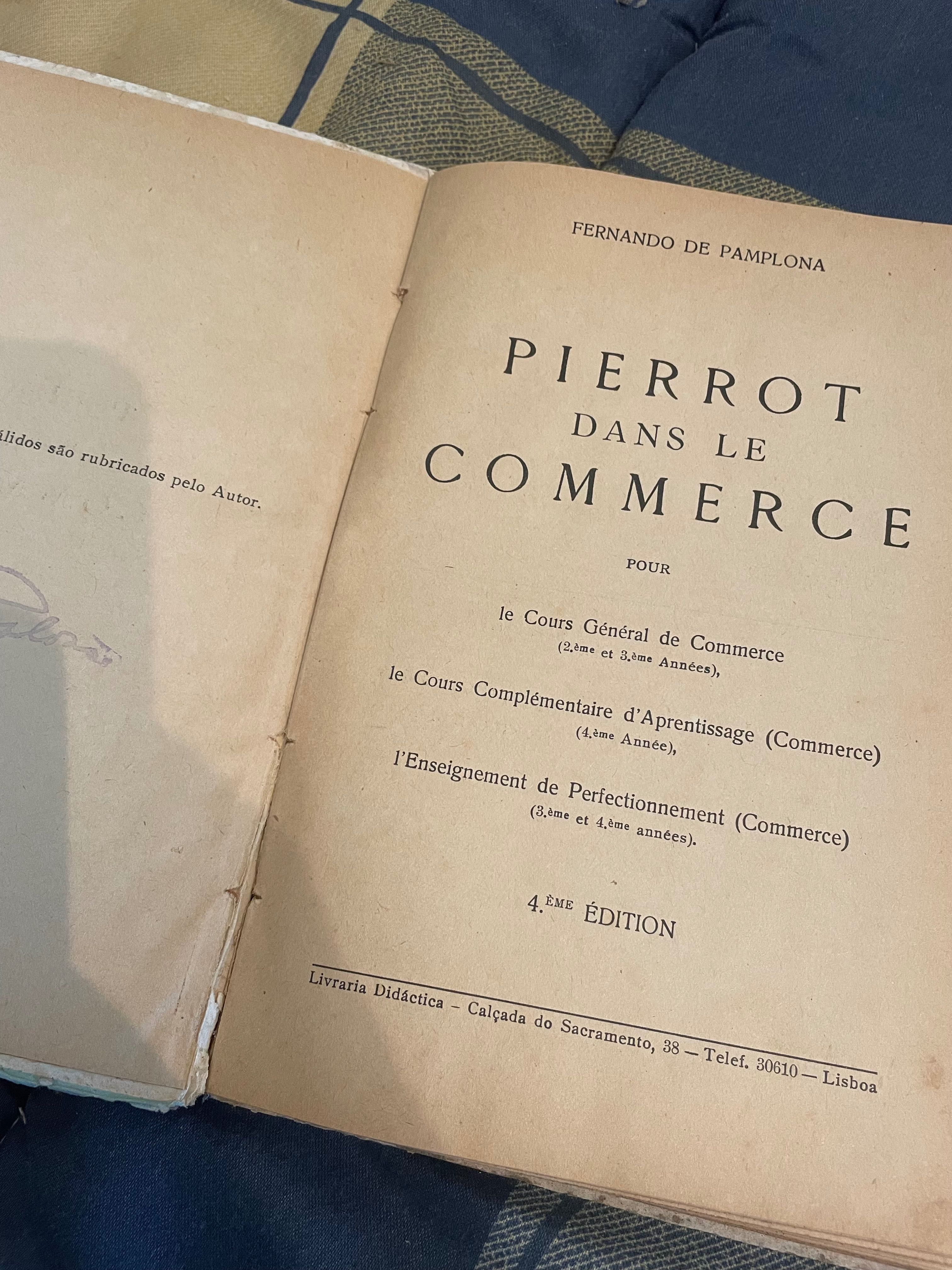 Livro Pierrot Dans Le Commerce