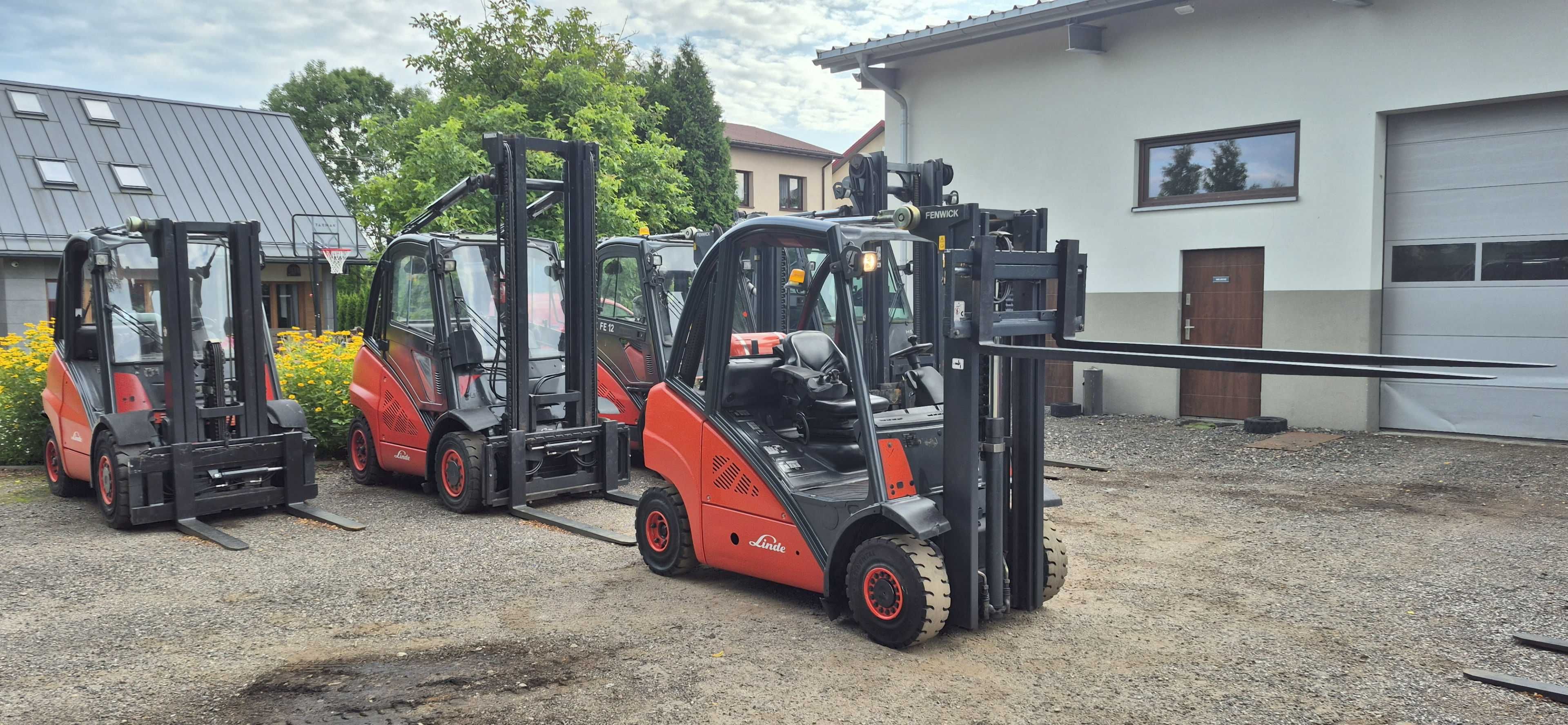 Linde H25T - Duplex, wolny skok - 6900 mth - Widły 200 cm - Stan BDB