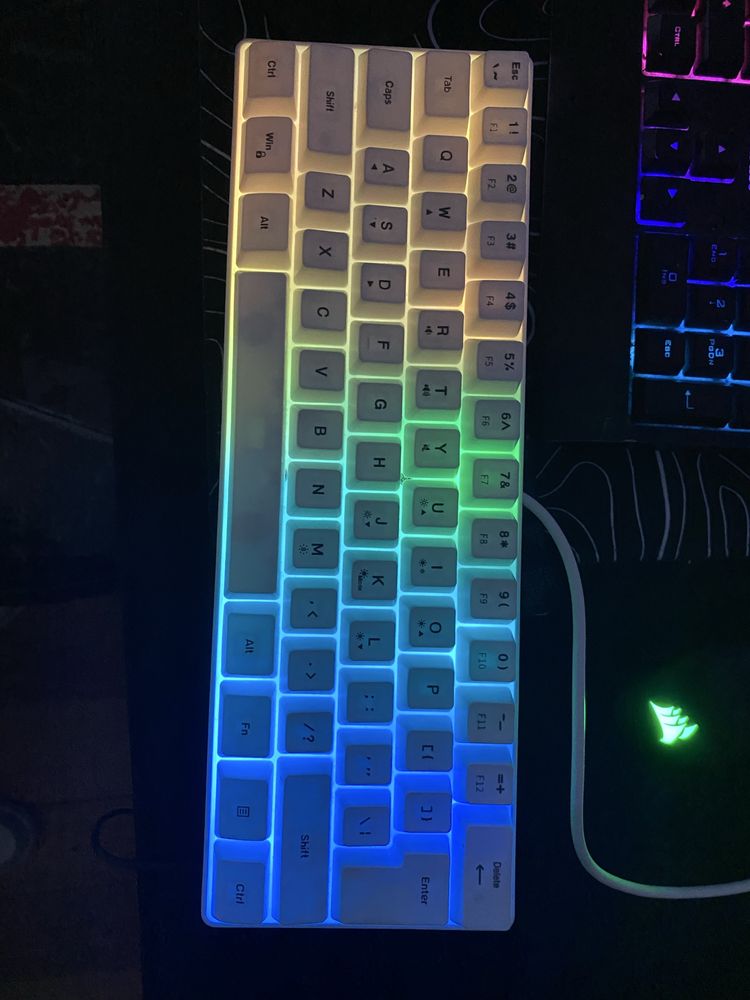 Teclado Gamer LED – Branco [NOVO]