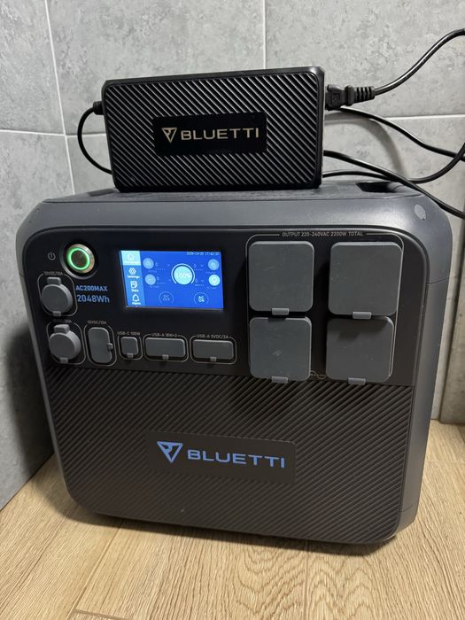 BLUETTI AC200MAX EU портативна  Електростанція | 2200 Вт 2048 Вт·год