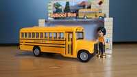 Автобус шкільний як маршрутка жовта метал модель інерційна Kins Fun