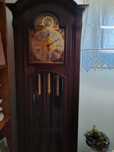 Relógio antigo de pêndulo "tempus Fugit"